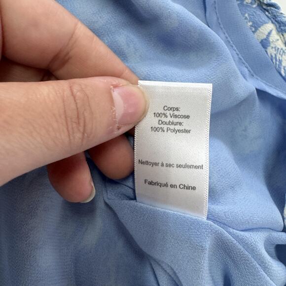 ASTR The Label Dress Womens Small Milkmaid Floral Puff Sleeve Smocked Mini - Picture 5 of 10